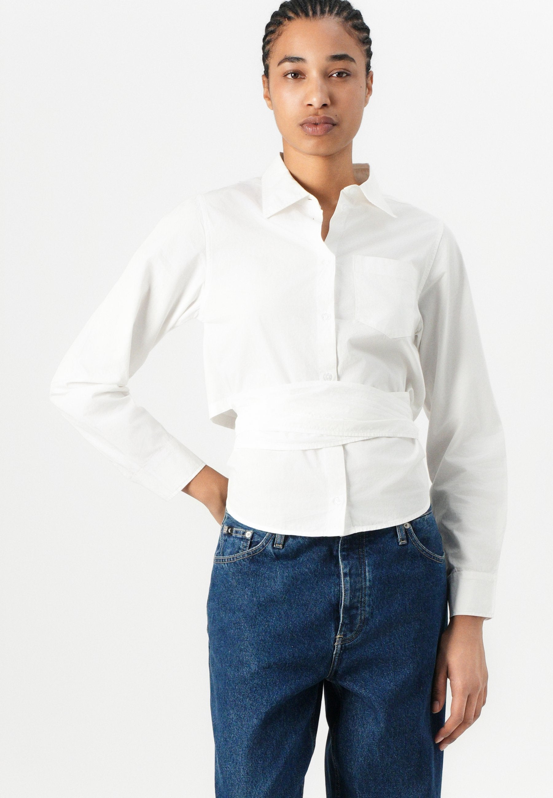 BLANCHE DIBELLA TIE SHIRT