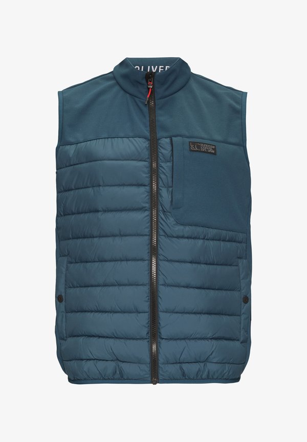 s.Oliver SANS MANCHES - Waistcoat - navy