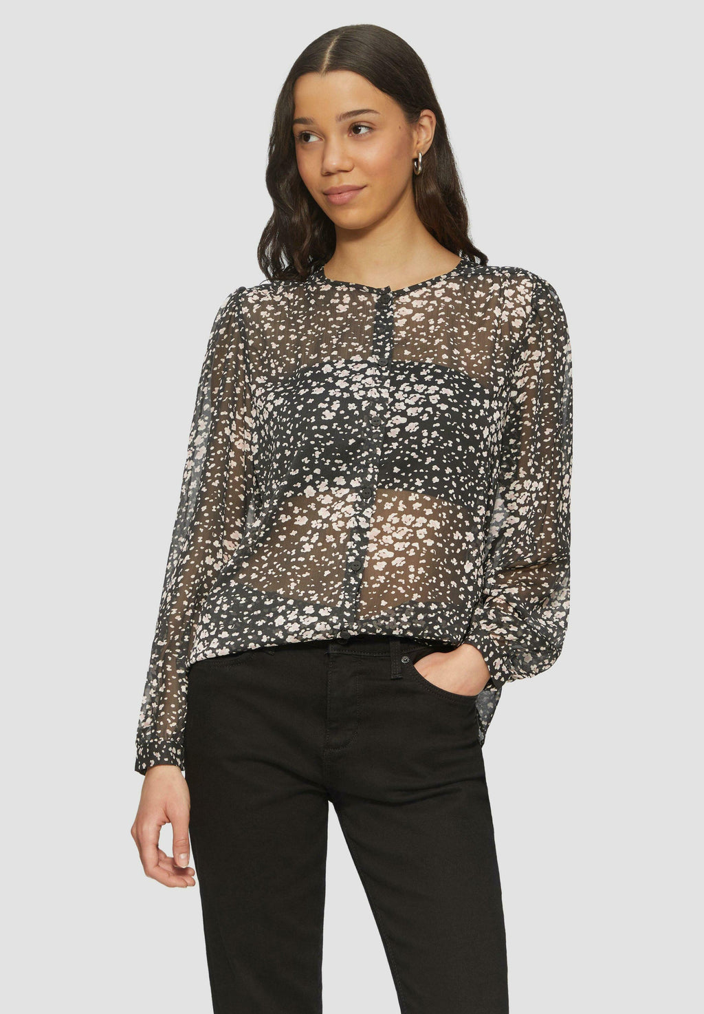 QS TRANSPARENTE MIT ALL-OVER