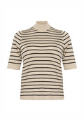 Kaffe Curve KCLIZZY STRIPED TURTLENECK