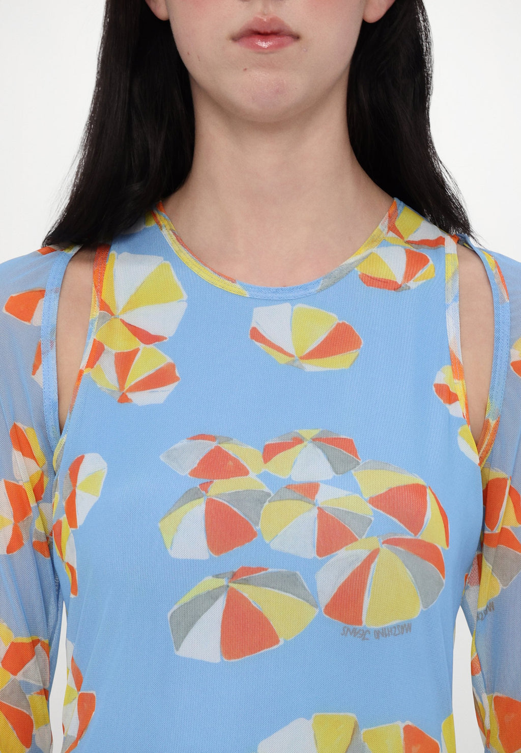 MOSCHINO JEANS BEACH UMBRELLAS PRINT