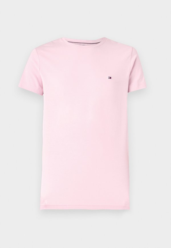 Tommy Hilfiger STRETCH SLIM FIT TEE - Basic T-shirt - pink shade