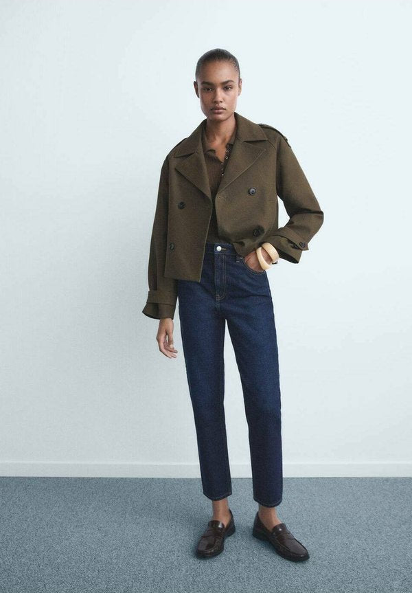 Mango Straight leg jeans - dark blue