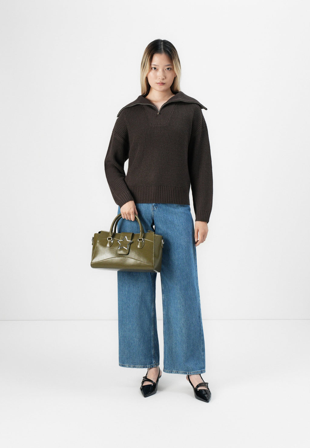 ONLY ONLELISABETH HIGHNECK ZIP