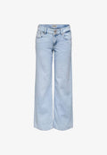 ONLY Wide-fit ONLEZRA Low waist Wide Leg Fit - Wide Leg - light blue denim
