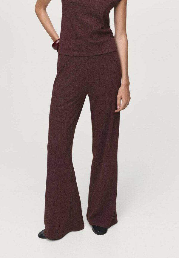 Mango Trousers - bordeaux