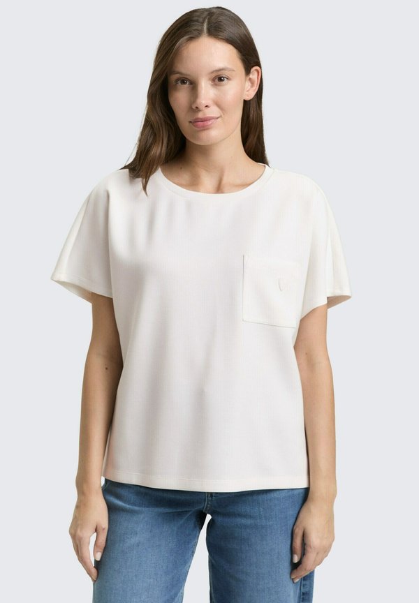 TOM TAILOR Basic T-shirt - whisper white