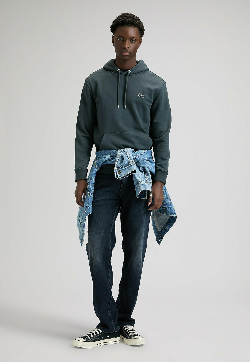 Lee LONG SLEEVE ESSENTIAL_LEE_HOODIE FOR MENS - REGULAR FIT