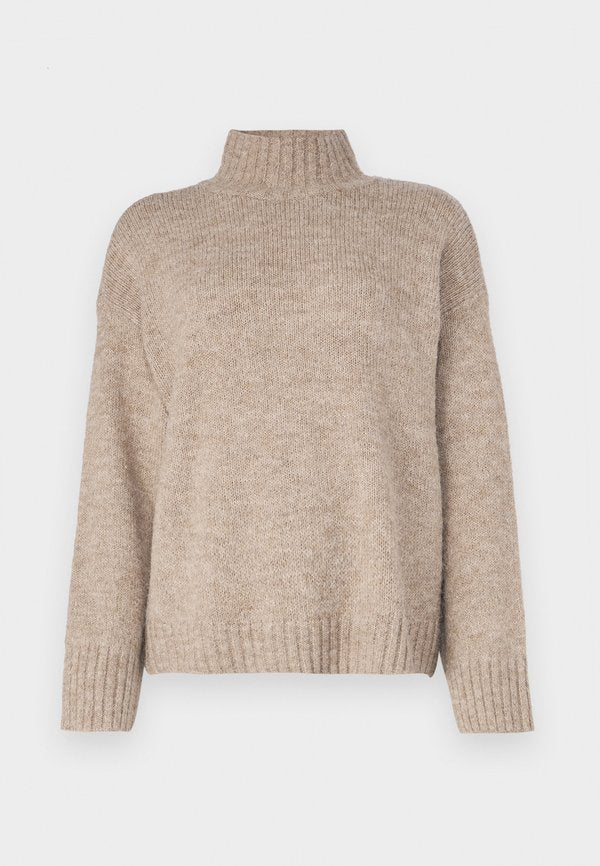 Vero Moda VMMADDIE HIGHNECK PULLOVER  - Jumper - silver mink