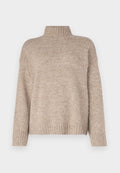 Vero Moda VMMADDIE HIGHNECK PULLOVER  - Jumper - silver mink