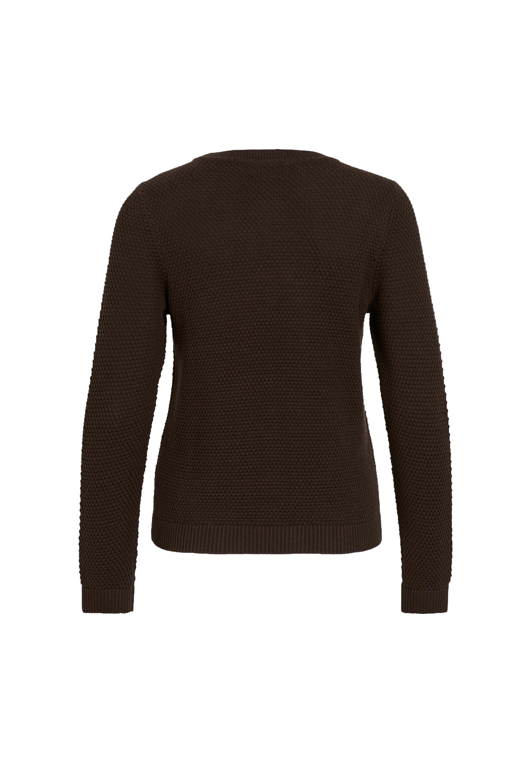 VILA VIDALO O-NECK L/S KNIT TOP- NOOS