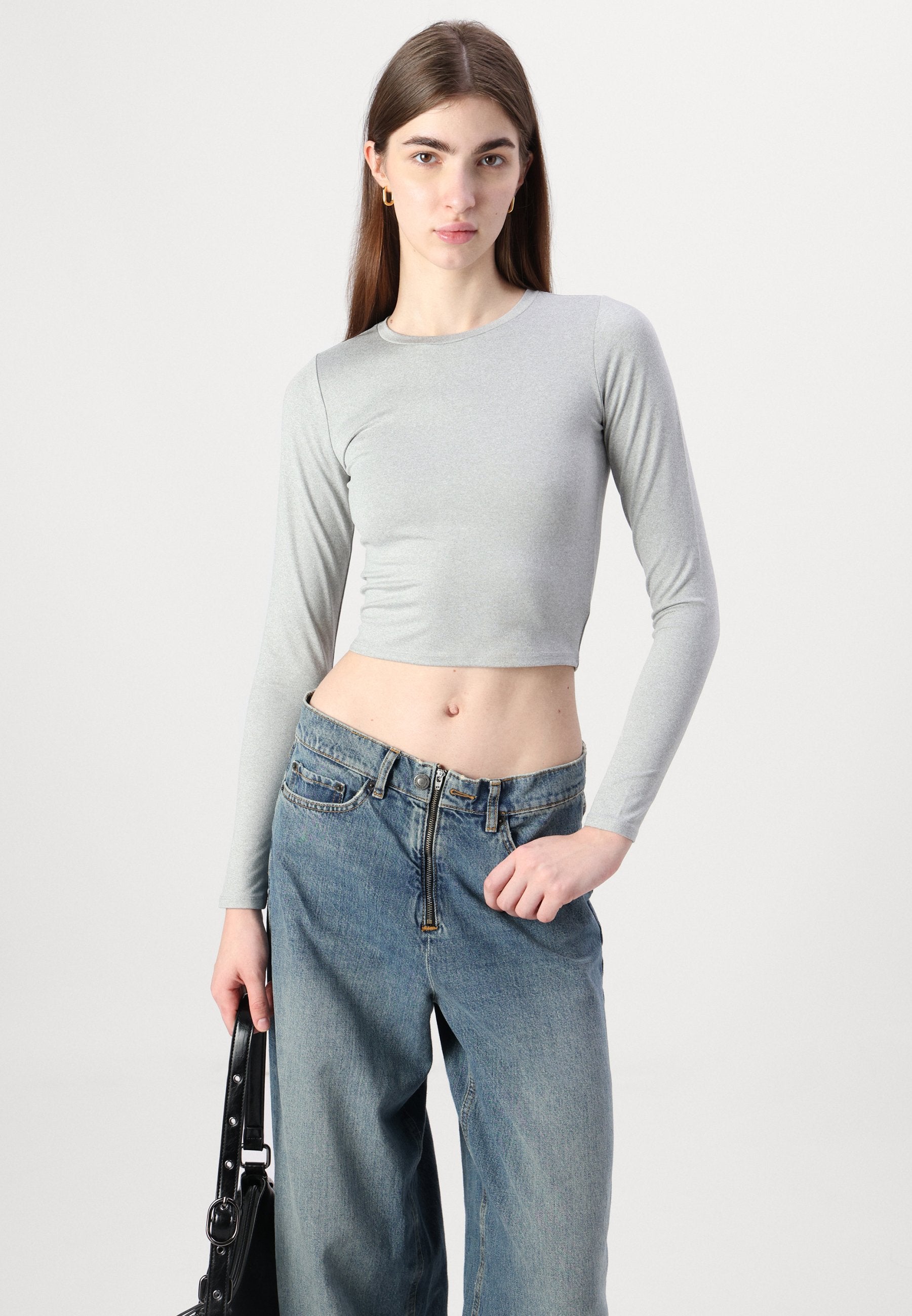Wide-fit ONLBAXTER Mid waist Wide Leg Fit Media 5