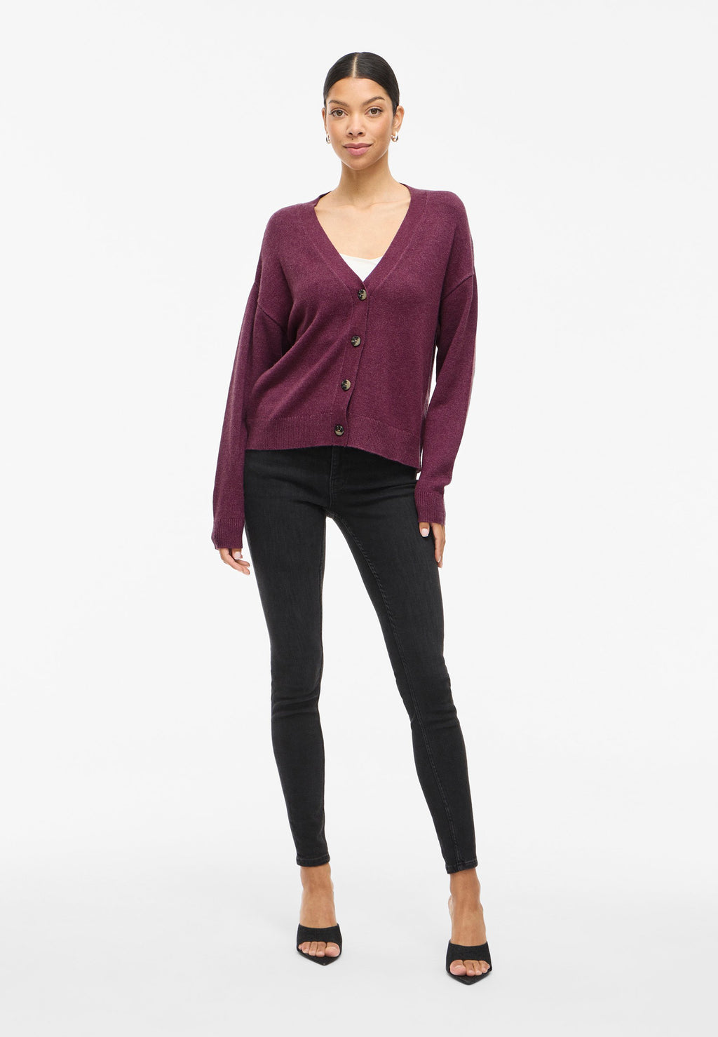 VILA VIRIL V-NECK KNIT CARDIGAN - NOOS