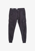 Jack & Jones Cargo Tapered Fit - Cargo trousers - black c-n
