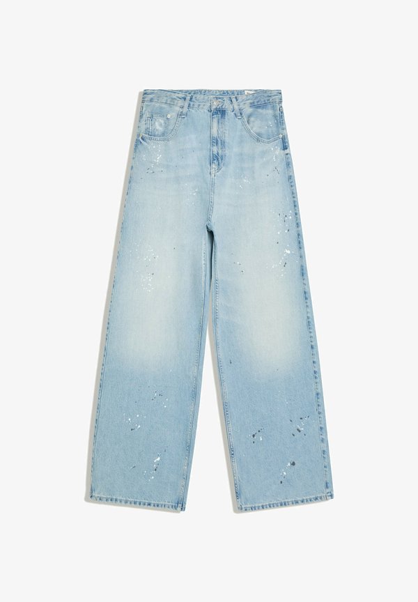 Bershka SUPER BAGGY - JEANS - Baggy Jeans - light blue