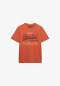 Superdry & Co SUPERDRY - Print T-shirt - rust orange marl