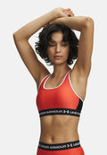 Under Armour CROSSBACK MID - Medium support sports bra - red