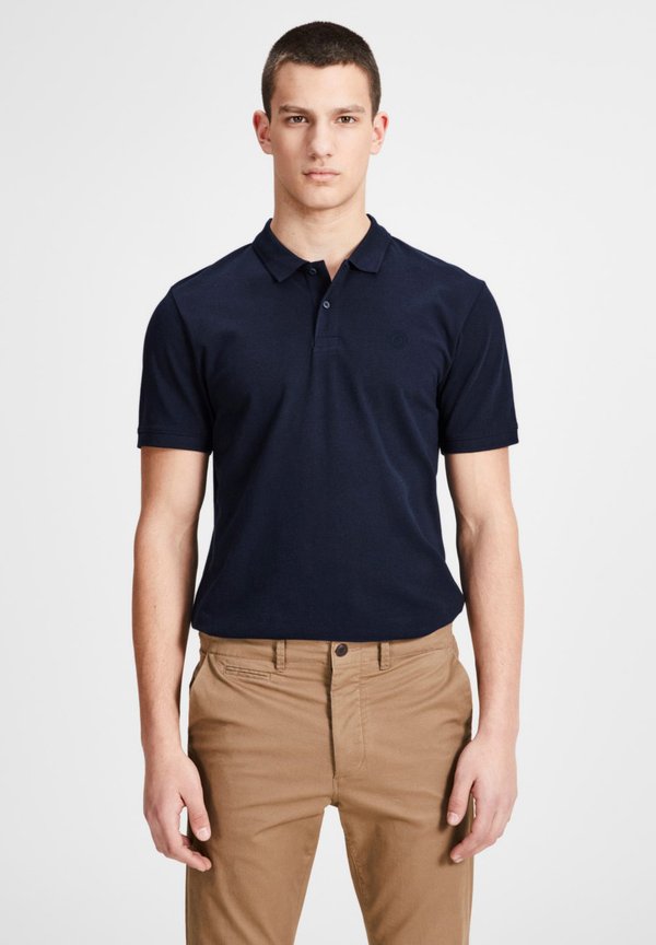 Jack & Jones 3 PACK BASIC - Polo shirt - navy