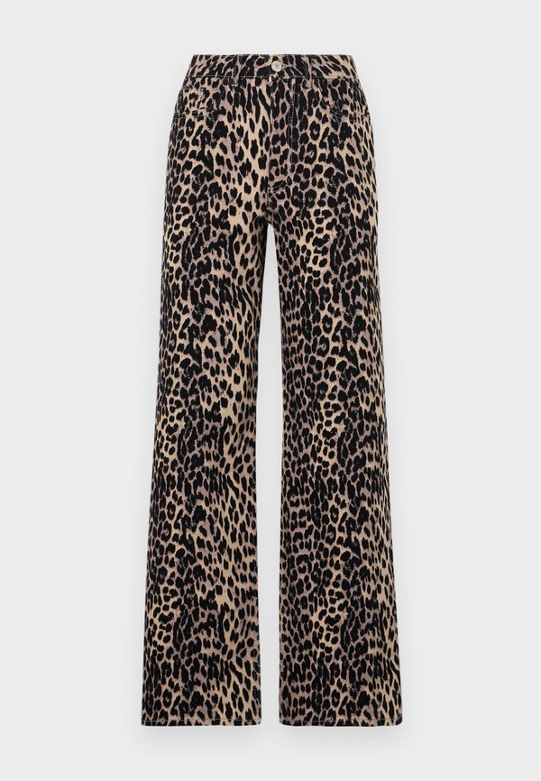 ONLY ONLJUICY ANLIE WIDE PANT - Trousers - black