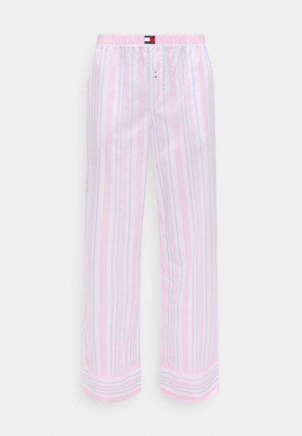 Tommy Hilfiger HERITAGE STRIPE POPLIN PYJAMA BOTTOMS - Pyjama bottoms - classic pink