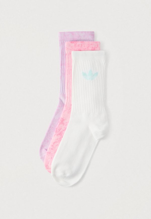 adidas Originals TIE DYE UNISEX 3 PACK - Socks - bliss pink/bliss lilac/white