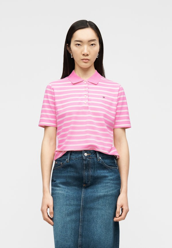 Tommy Hilfiger REGULAR FIT - Polo shirt - rose petal/ecru