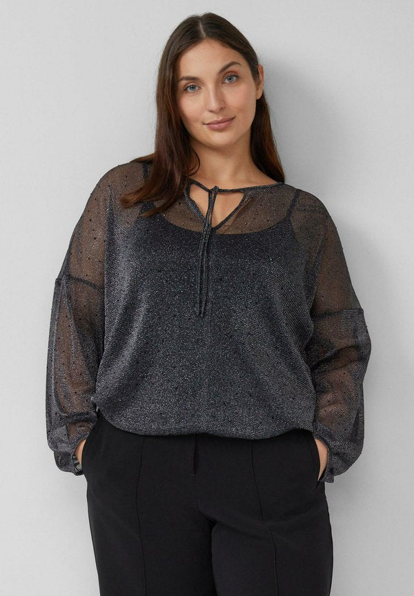 s.Oliver Blouse - schwarz