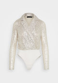 IN THE STYLE COLLAR DETAIL BODYSUIT