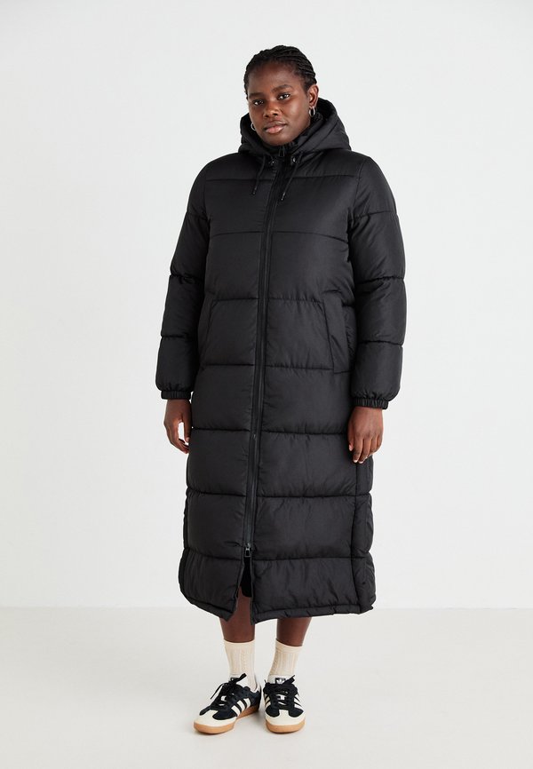 Vero Moda Curve VMCKLEA - Winter coat - black