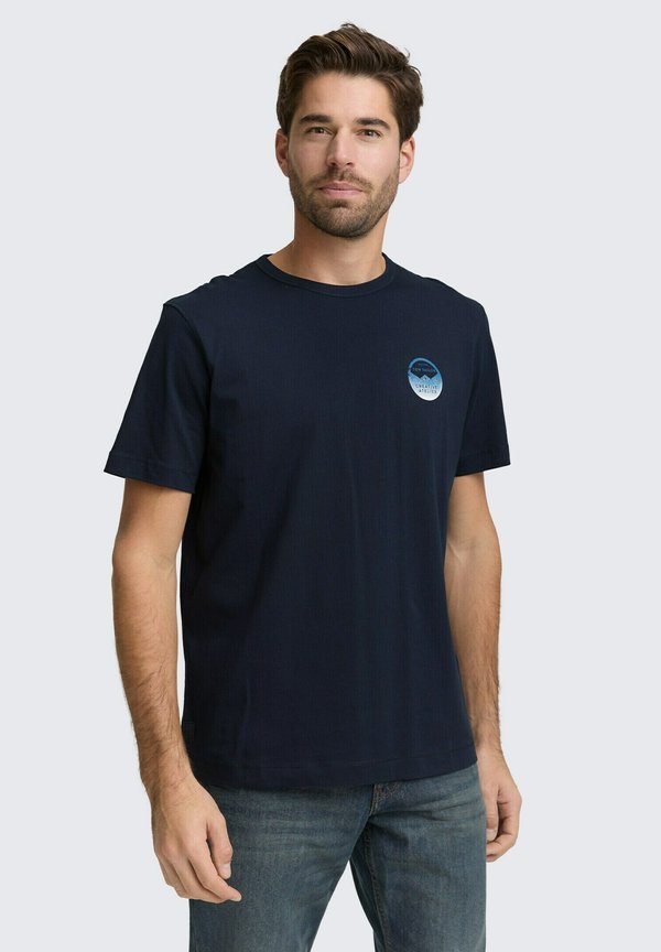 TOM TAILOR Print T-shirt - sky captain blue