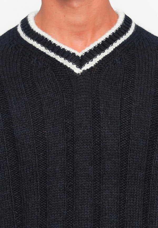 Selected V-neck wool blend