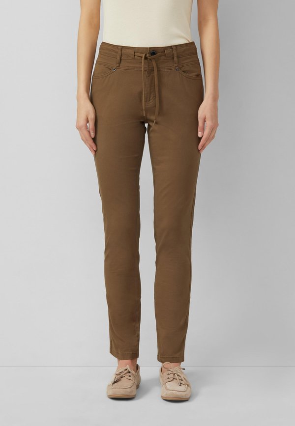 s.Oliver HOSE - Trousers - dunkelbraun