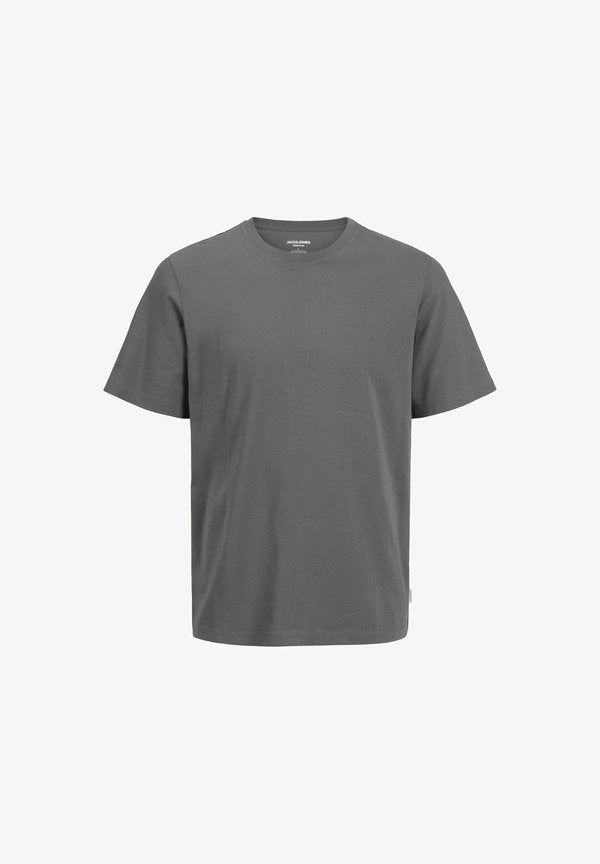 Jack & Jones JJEORGANIC BASIC TEE SS O-NECK NOOS - Basic T-shirt - Grey