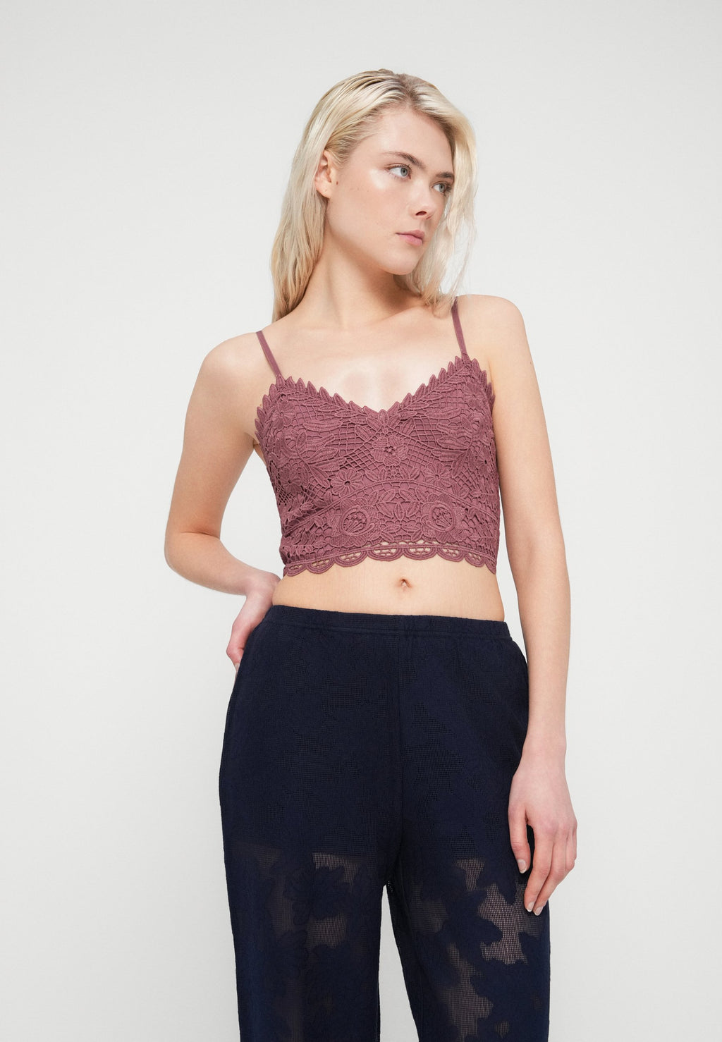 ONLMIRABELLA WIDE LACE PANT JRS Media 5