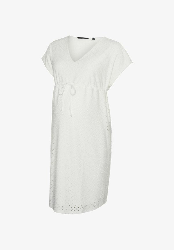 Vero Moda VMMTASSA Maternity - Day dress - snow white