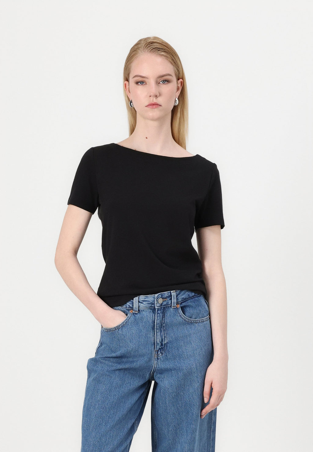 ONLY ONLLIVE LOVE LIFE BOATNECK