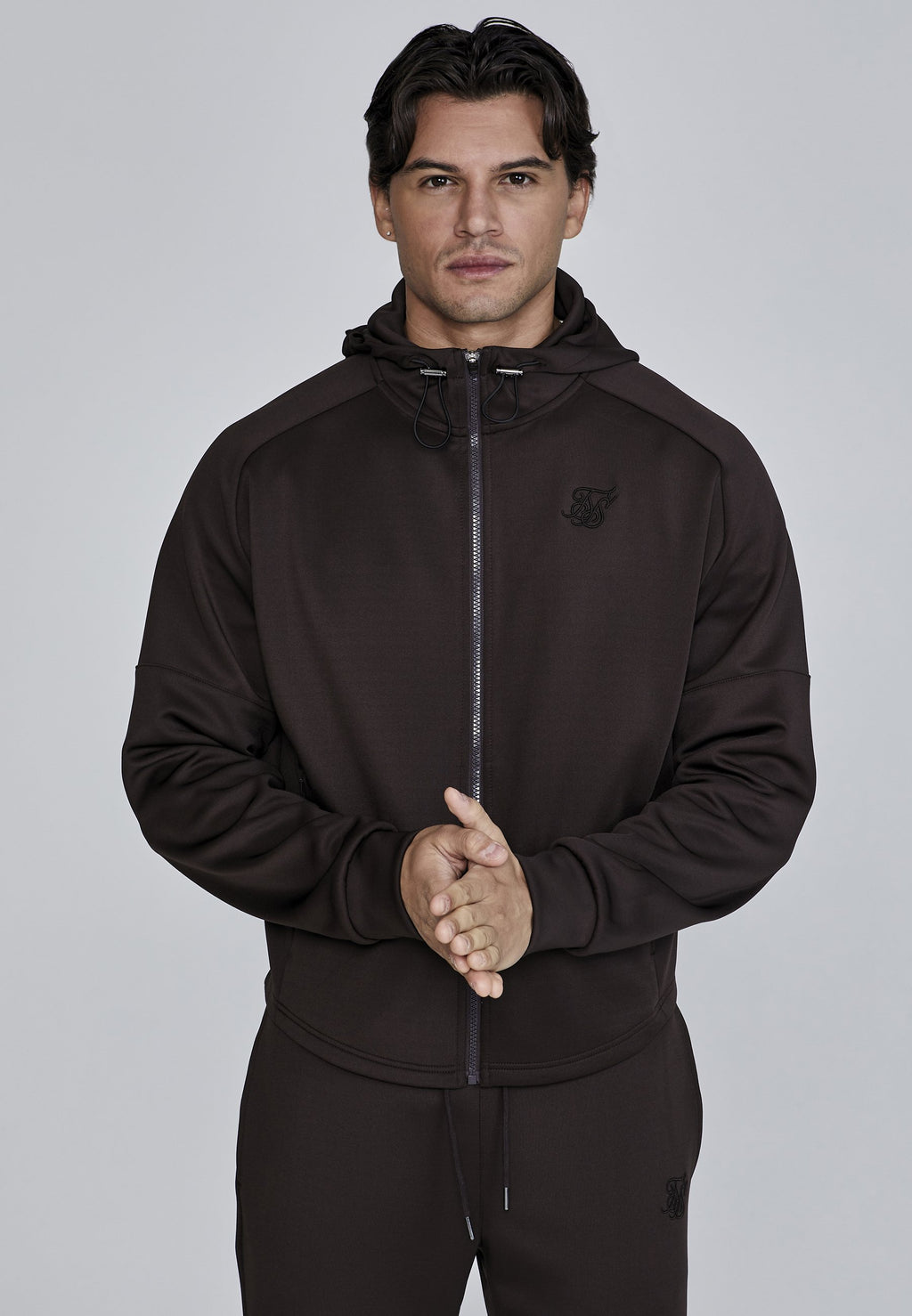 SIKSILK ESSENTIAL POLY FULL ZIP