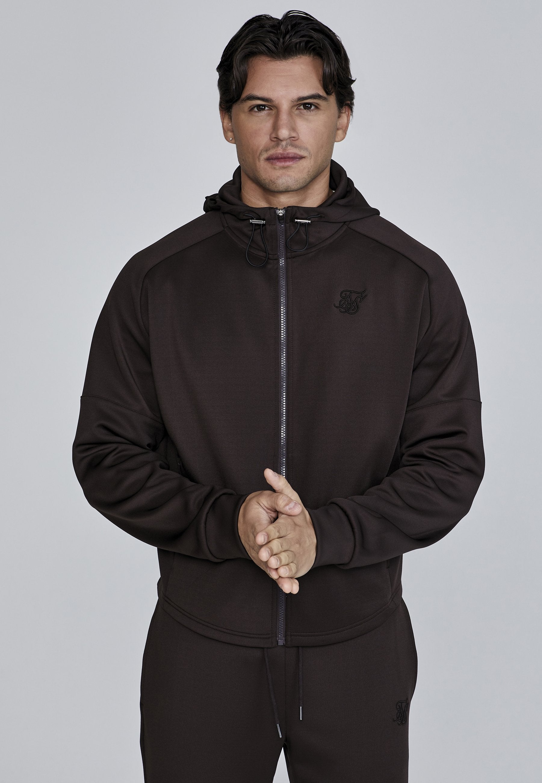 SIKSILK ESSENTIAL POLY FULL ZIP