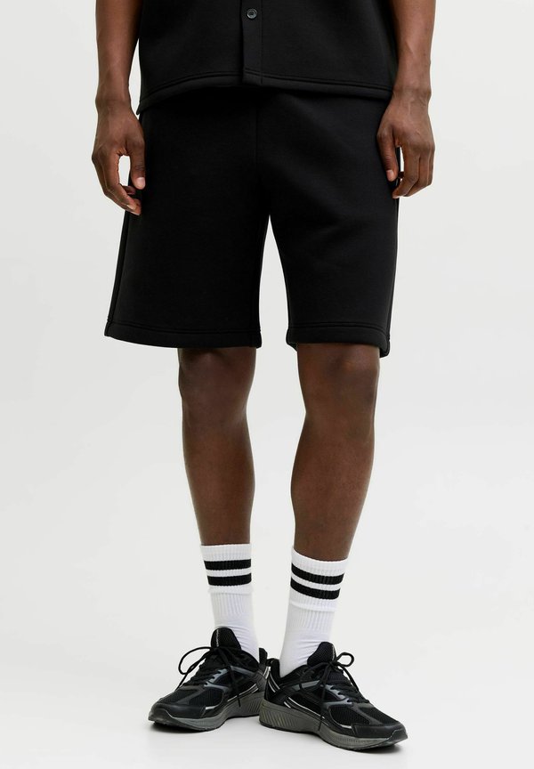 Jack & Jones HOSEN MIT WEITEM BEIN WIDE LEG FIT HOSEN MIT WEITEM BEIN - Tracksuit bottoms - black