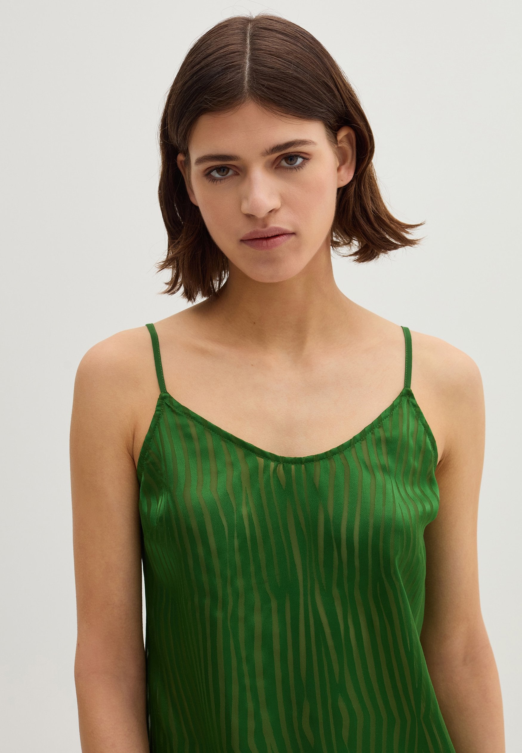 Stefanel DEVORÉ WITH SPAGHETTI STRAPS.