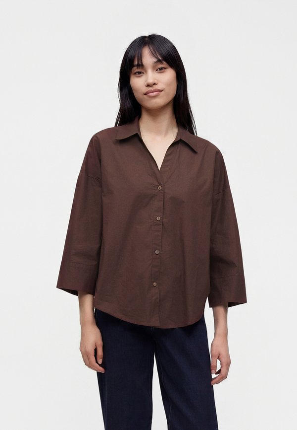 ONLY ONLSAJA KERI SHIRT - Blouse - coffee bean