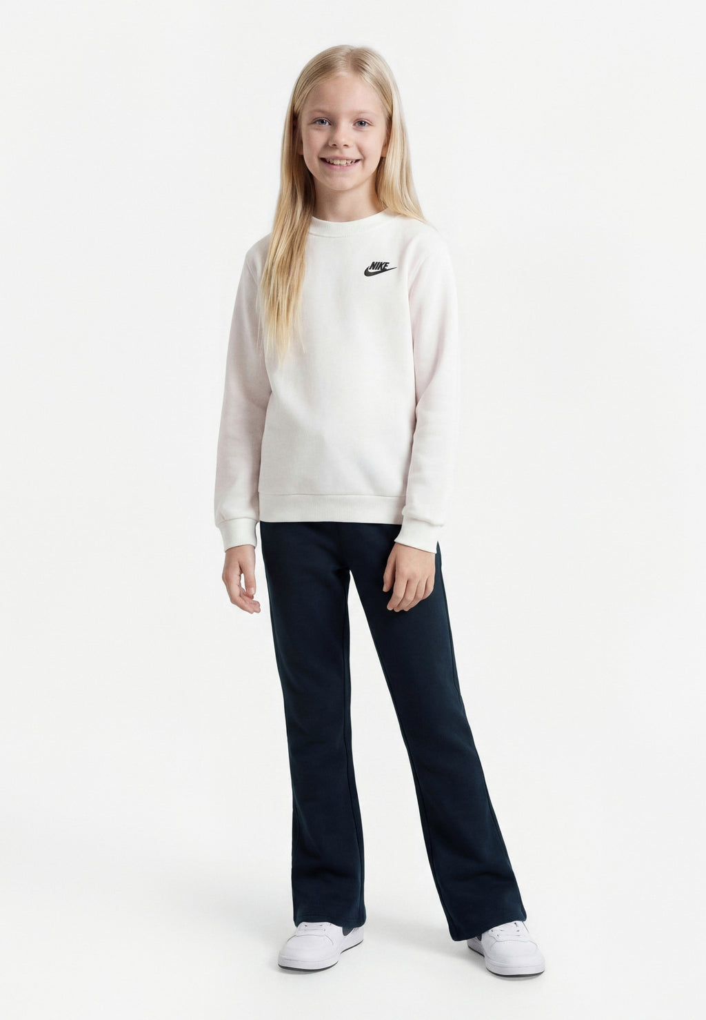 EXTRA SLIM METALLIC LOGO FLARED LEGGINGS Media 2