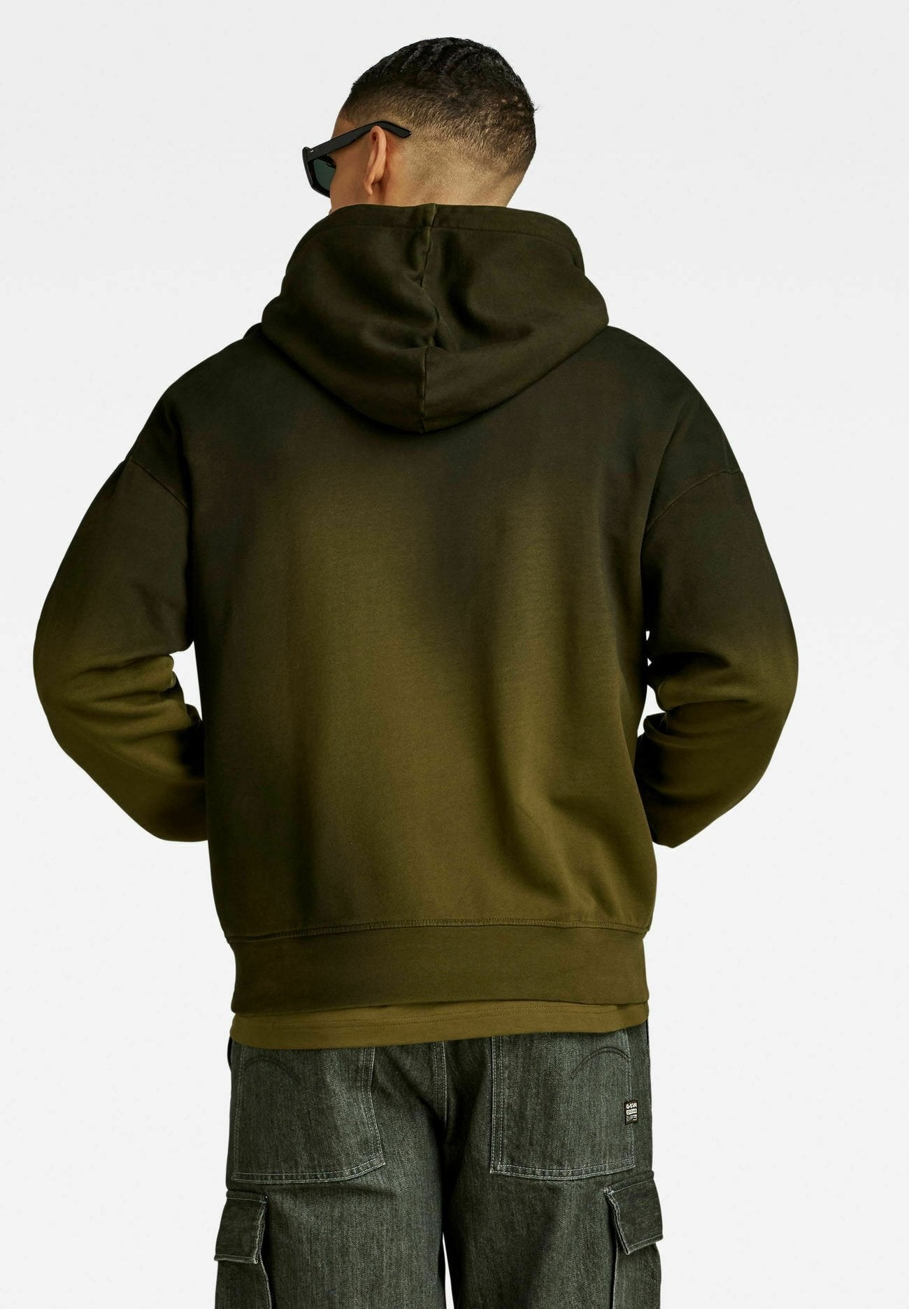 G-STAR HAND SPRAYED HOODED LOOSE