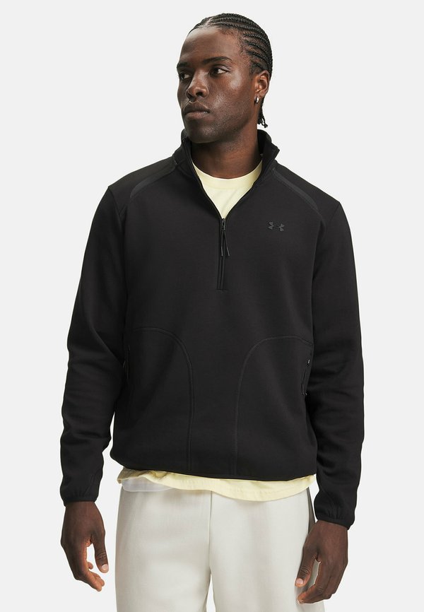 Under Armour Zip-up sweatshirt - ultimate black