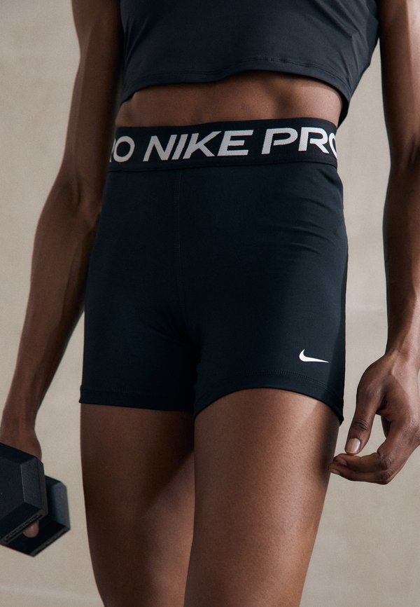 Nike Performance SHORT - Leggings - black