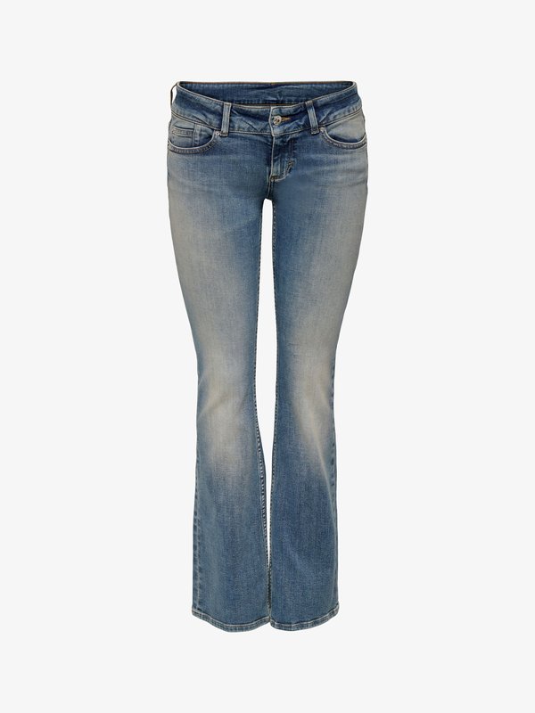 ONLY Flared fit ONLCORAL Low waist - Flared Jeans - medium blue denim