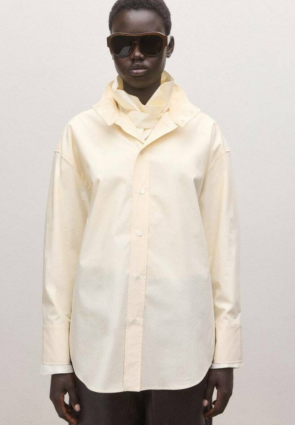 Mango Button-down blouse - yellow