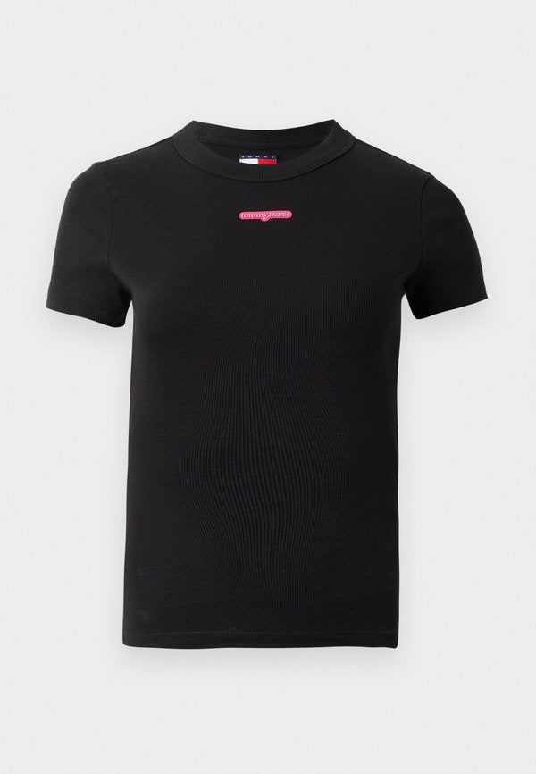 Tommy Jeans SLIM SCRIPT LABEL TEE UNISEX
