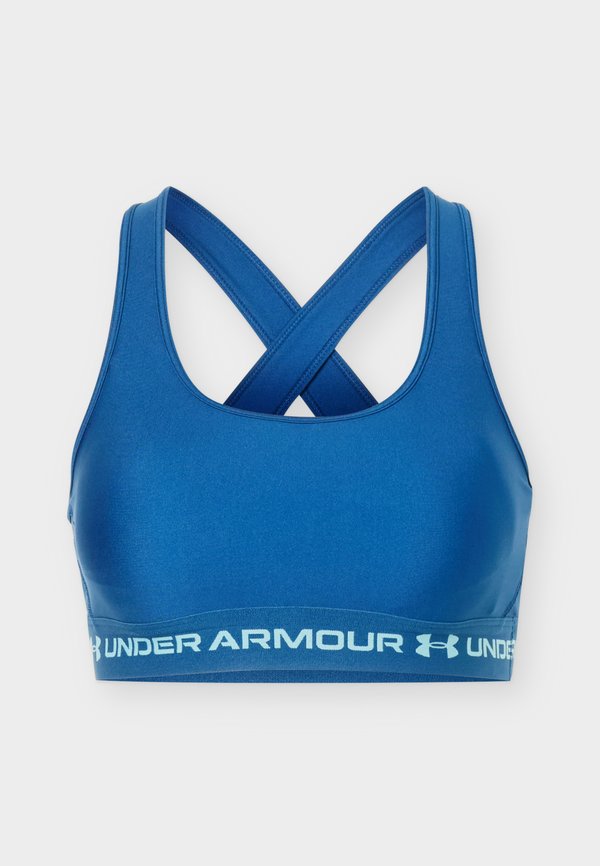 Under Armour CROSSBACK MID - Medium support sports bra - wham blue/blue haze