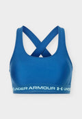 Under Armour CROSSBACK MID - Medium support sports bra - wham blue/blue haze